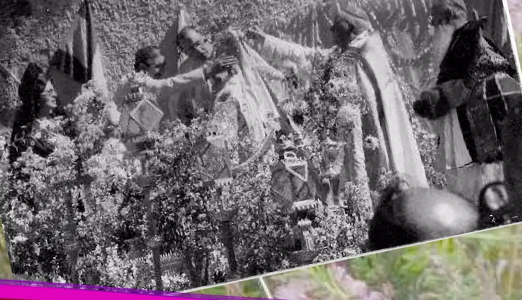 Momento histórico de la coronación de la Virgen del Brezo