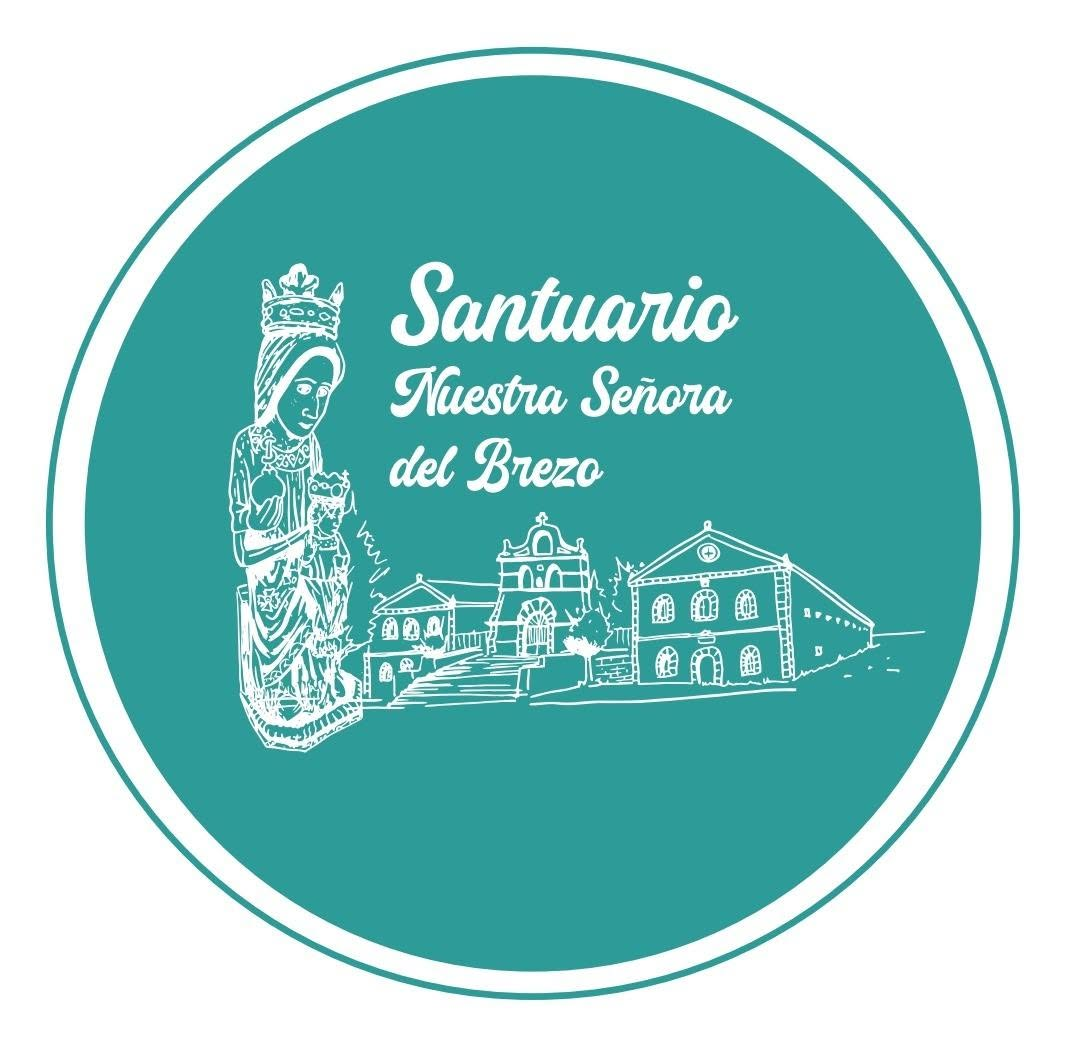 Marca circular del Santuario Nuestra Señora del Brezo